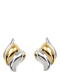 Eclectica gold and rhodium plated ear clips, imported from the UK