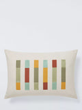 John Lewis Harmony scatter cushion green cotton 40x60cm - British brand