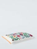 John Lewis embroidered pansy cushion 40x60cm (British brand)