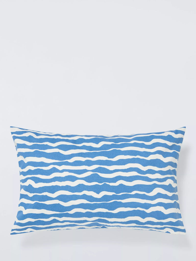 John Lewis painted waves cushion 35x55cm - British product