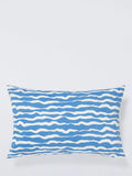 John Lewis painted waves cushion 35x55cm - British product