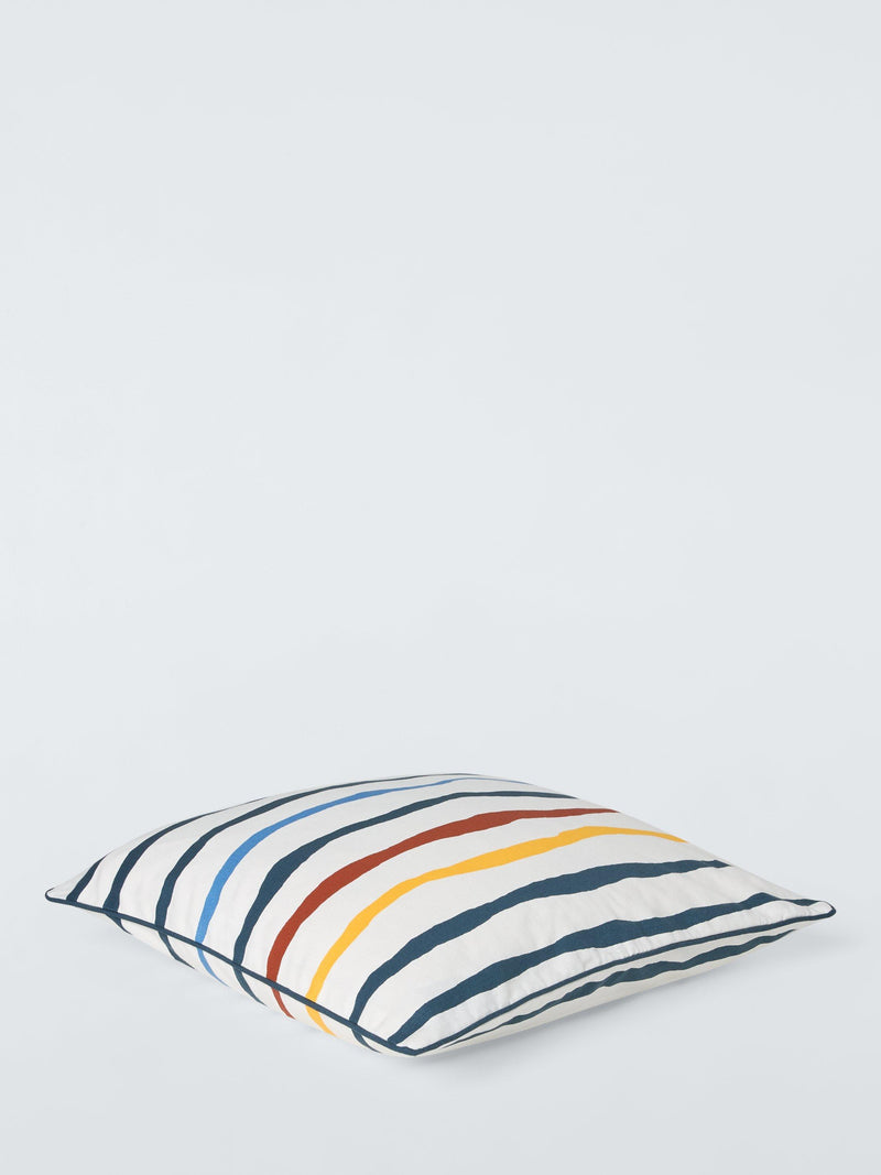 John Lewis wavy stripe cushion multi 50x50cm - British product