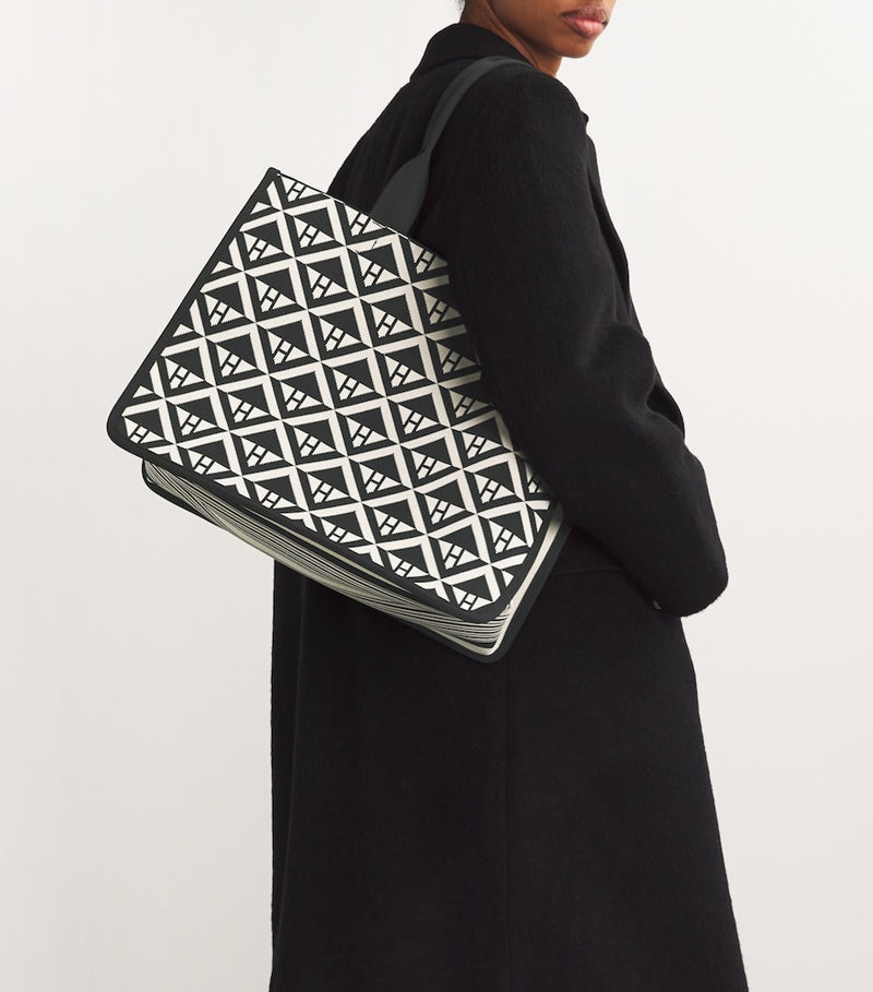 Harrods geometric tote bag medium, UK version