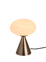 John Lewis MADE Caleb Glass Orb Table Lamp, Silver- Buy online at McGrocer