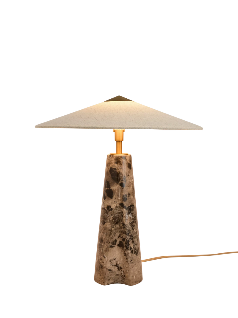 MADE Heath marble table lamp, imported from the UK