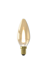 John Lewis Calex 1W E14 LED Flexible Filament Tinted Candle Bulb- Buy online at McGrocer
