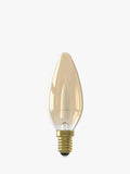 Calex 1W E14 LED filament tinted candle bulb, UK version