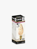 Calex 4W E14 LED tinted candle bulb, imported from the UK