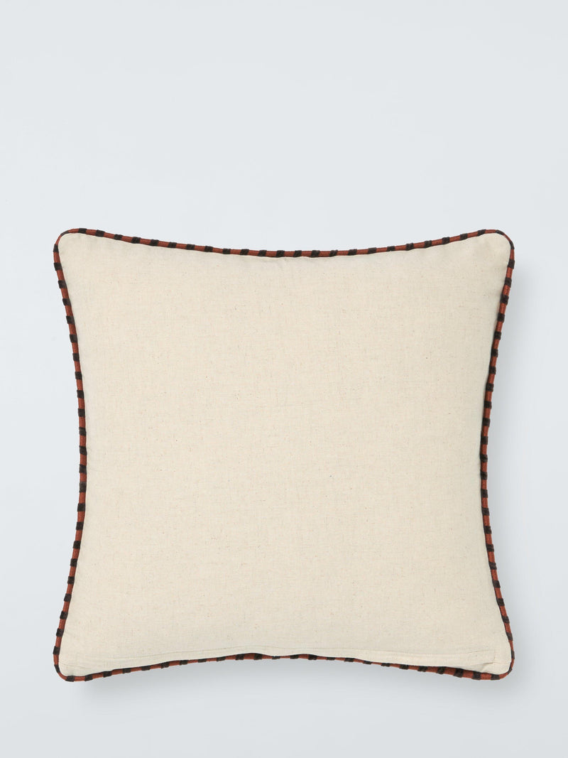 John Lewis Brio cushion auburn geometric print 50x50cm (British brand)