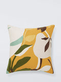 John Lewis Floral Crop Embroidered Cushion 50 x 50cm