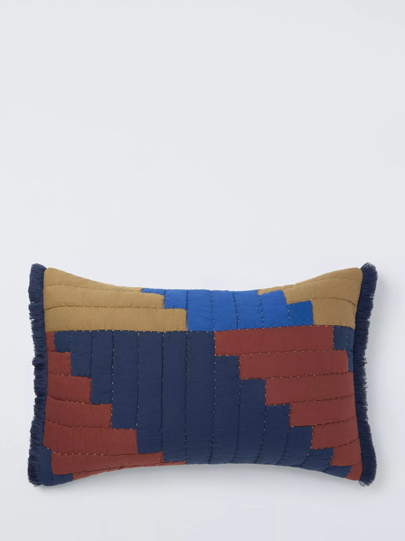 John Lewis Morelia multi patchwork cushion 40x60cm (British brand)
