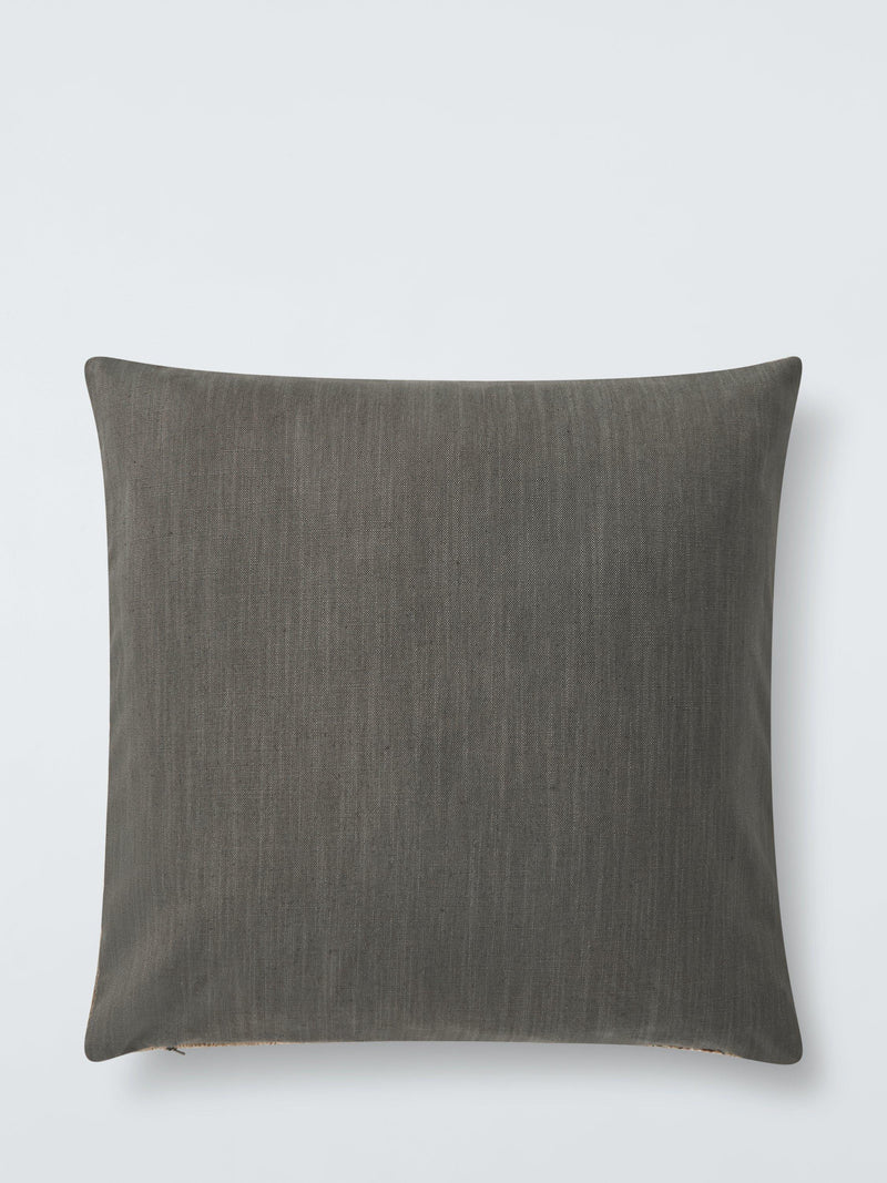 John Lewis retro geometric embroidered cushion - British product
