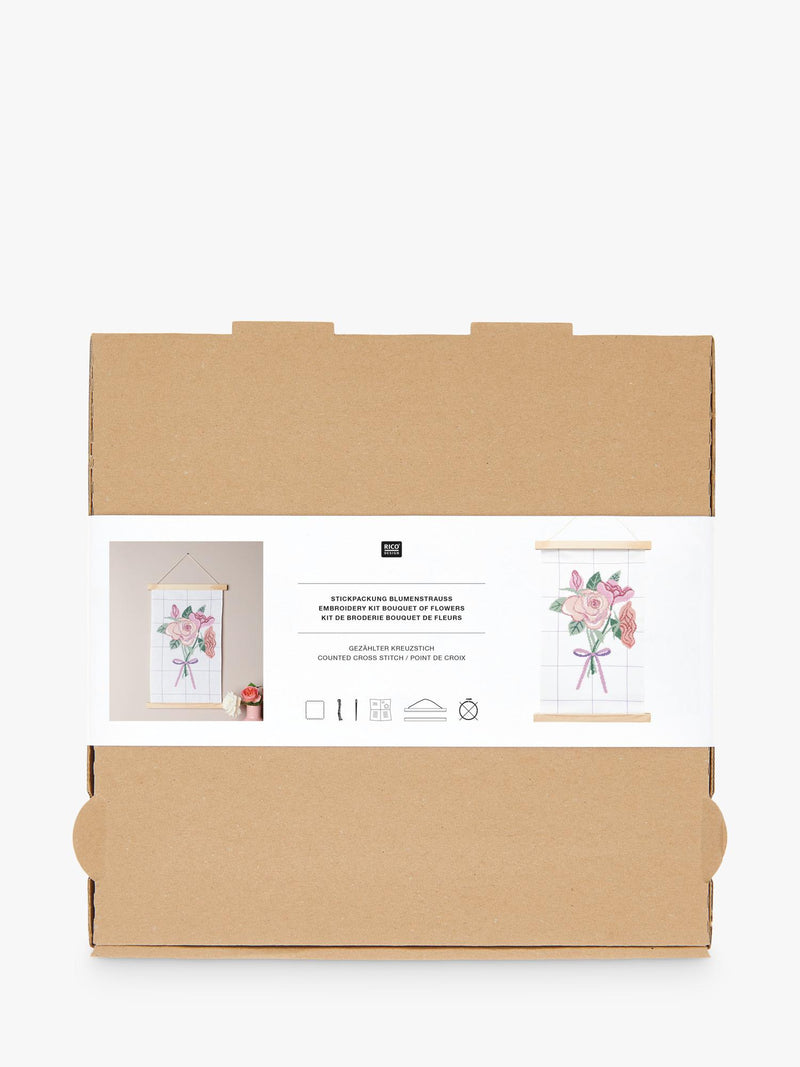 Rico Design tapestry wall hanging kit with roses design, imported from the UK