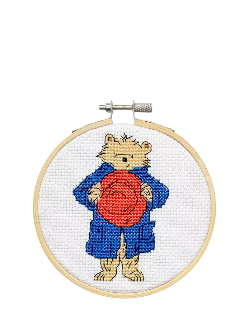 The Crafty Kit Company Paddington cross stitch kit mini (British brand)