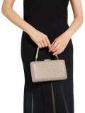 Dune London gold diamante handle clutch bag, imported from the UK