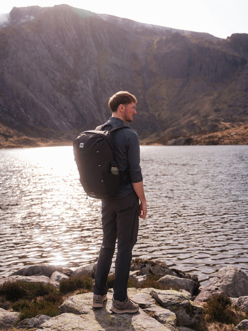 Red waterproof backpack 35L (British brand)