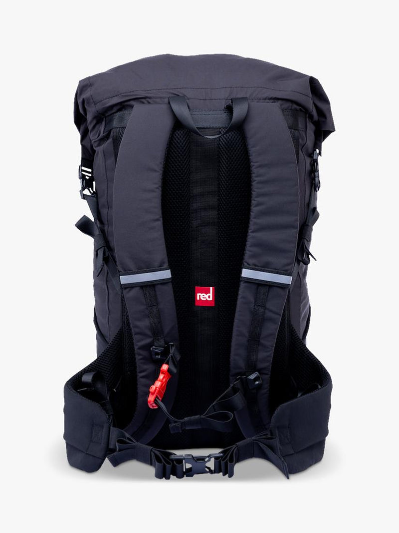 Red waterproof backpack 35L (British brand)