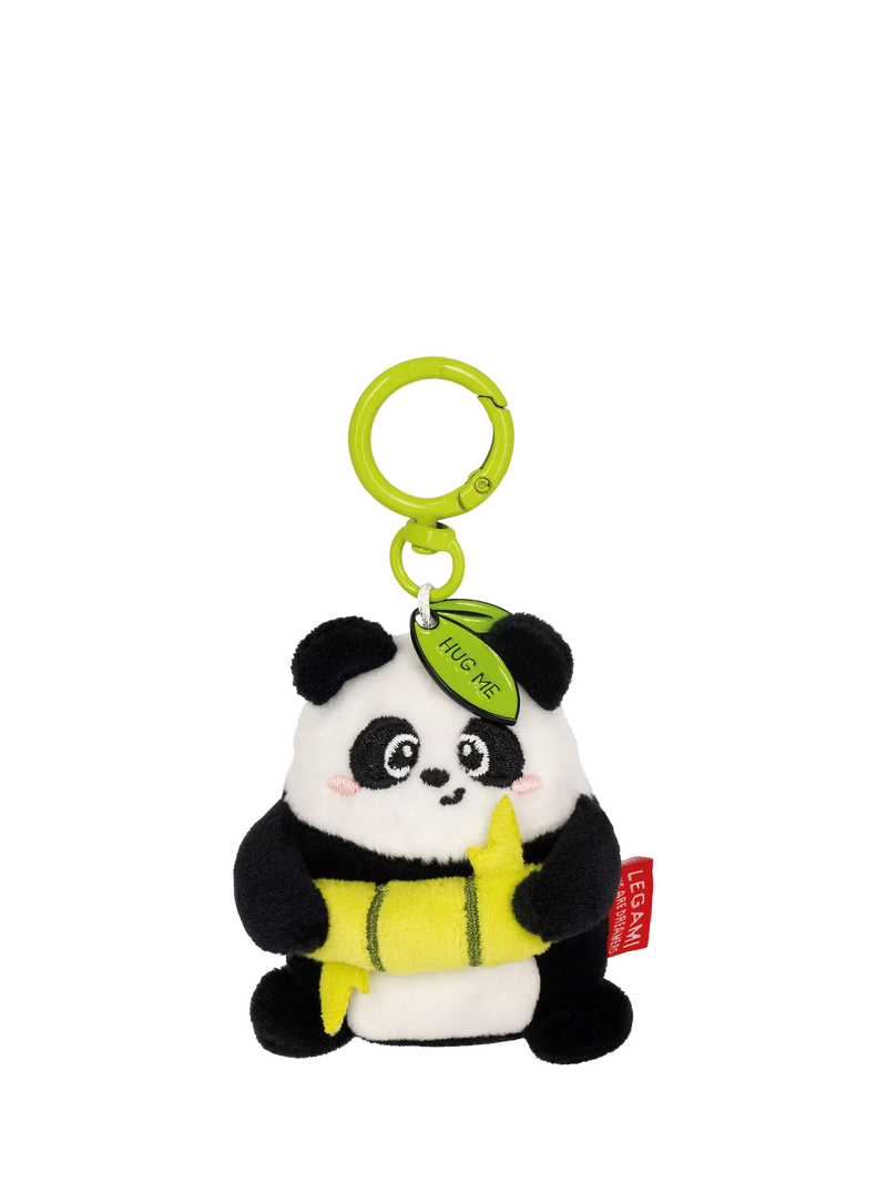 Legami Tiny Panda plush keyring - British product