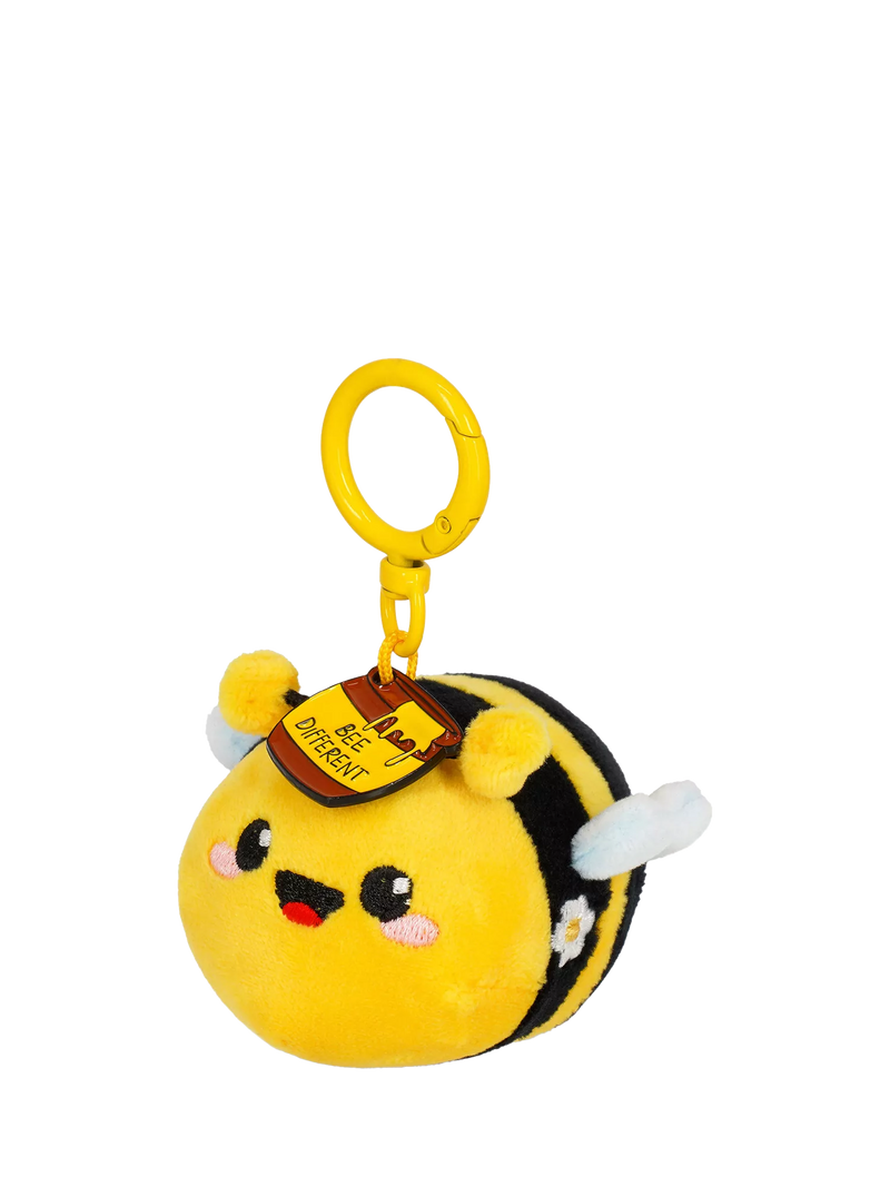 Legami Tiny Bee plush keyring 11cm - British product