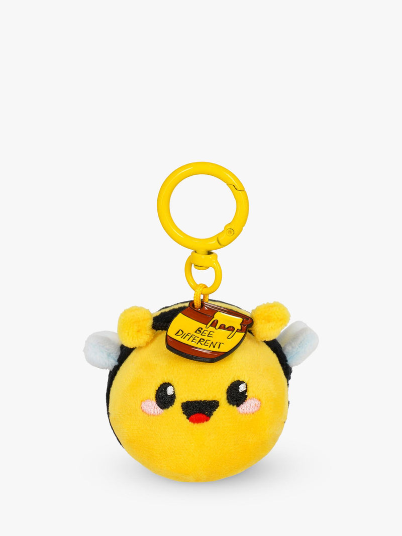 Legami Tiny Bee plush keyring 11cm - British product