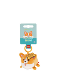 Legami Tiny Corgi keyring plush - UK version