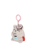 Legami Tiny Kitty plush keychain (British brand)