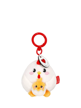 John Lewis Legami Tiny Hen Super Soft Plush Keyring Multi- Buy online at McGrocer