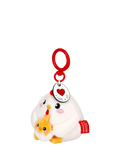 Legami plush hen keyring tiny soft toy, imported from the UK