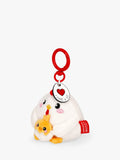 Legami plush hen keyring tiny soft toy, imported from the UK