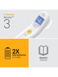 Braun Sensian 3 baby forehead thermometer (British brand)