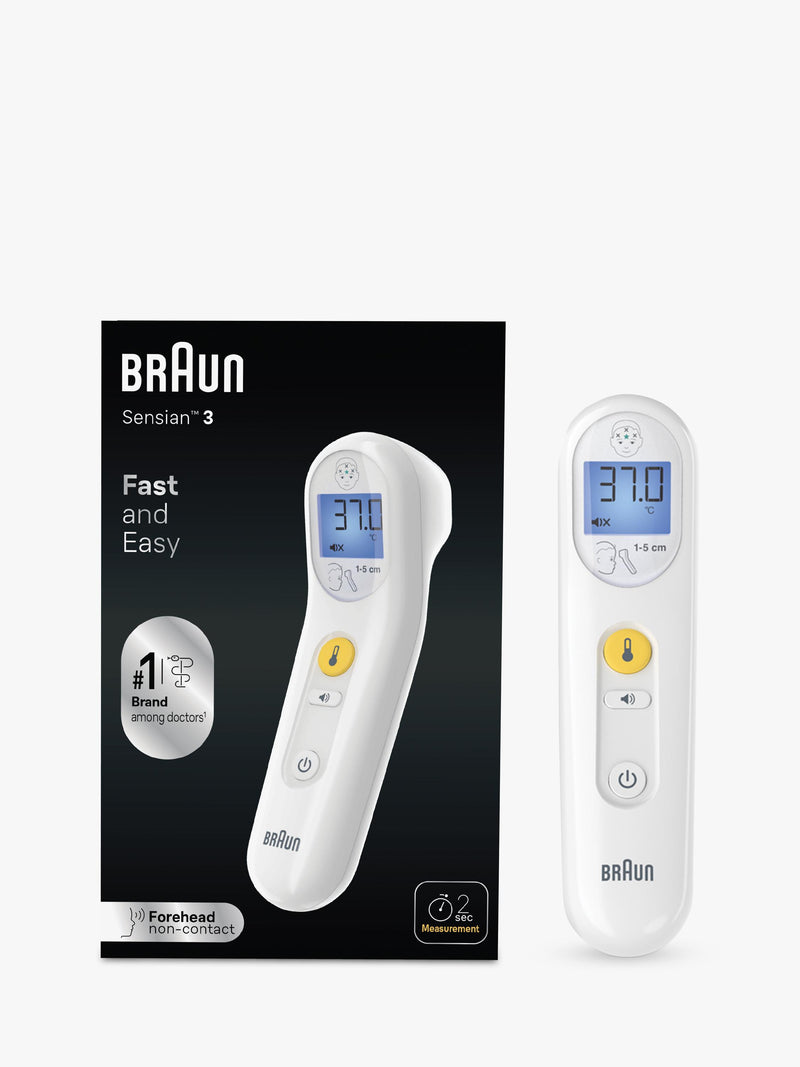 Braun Sensian 3 baby forehead thermometer (British brand)