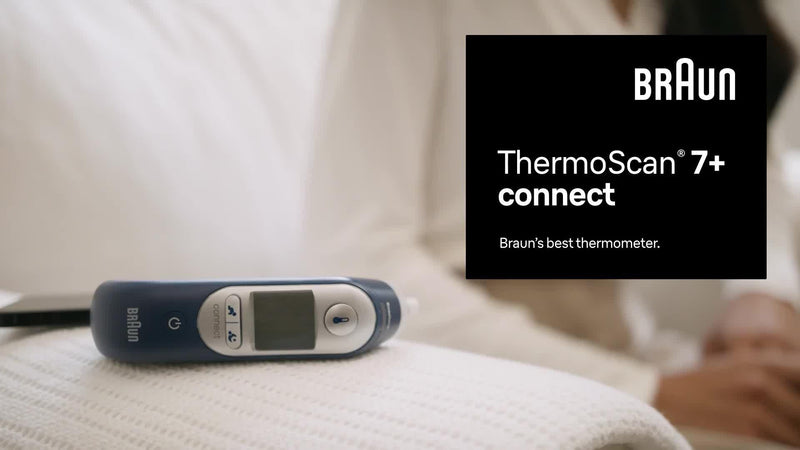 Braun ThermoScan 7+ Connect ear thermometer (British brand)