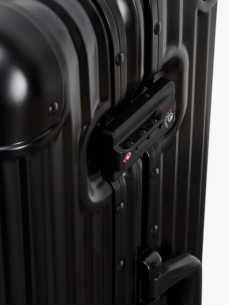 Rock aluminium 8-wheel suitcase 76cm 103L (British brand)