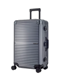 Rock Axel Aluminium 8-Wheel 70cm Medium Suitcase, 71L