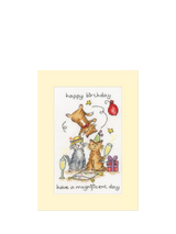 John Lewis Bothy Threads Mognificent Day Cross Stitch Greetings Card Kit- Buy online at McGrocer