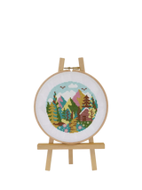 John Lewis Caterpillar Cross Stitch Forest Peaks Cross Stitch Kit- Buy online at McGrocer