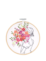 John Lewis DMC Designer Collection Floral Embrace Embroidery Kit- Buy online at McGrocer