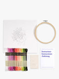 DMC embroidery kit Floral Embrace, imported from the UK