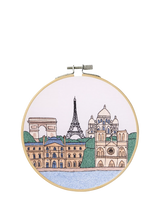 John Lewis DMC Designer Collection Paris Skyline Embroidery Kit- Buy online at McGrocer