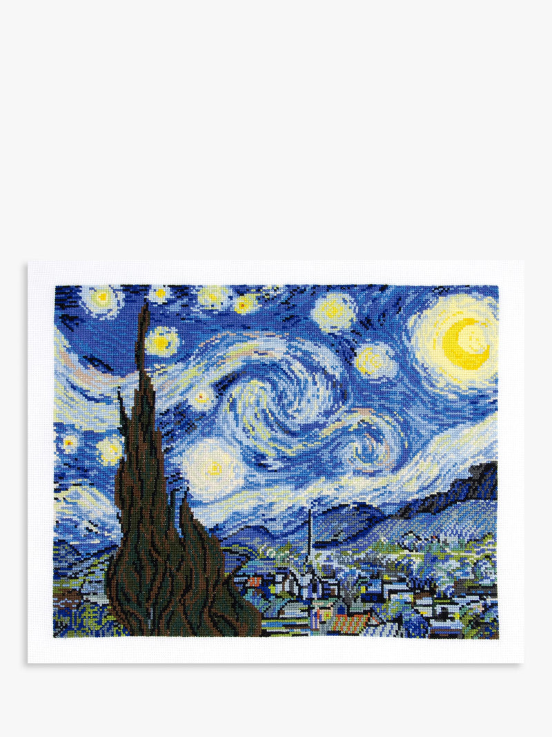 DMC Starry Night cross stitch kit 35x28cm - British product