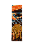 DMC The Scream cross stitch bookmark kit, imported from the UK