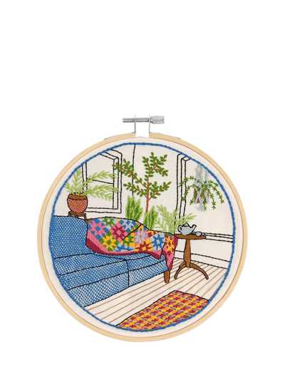 John Lewis DMC Designer Collection Winter Garden Embroidery Kit- Buy online at McGrocer