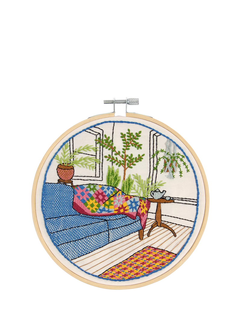 DMC Winter Garden Embroidery Kit - British product
