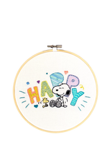 John Lewis The Crafty Kit Company Happy Snoopy Embroidery Kit- Buy online at McGrocer