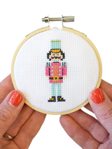 John Lewis The Make Arcade Nutcracker Mini Cross Stitch Kit- Buy online at McGrocer