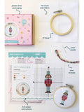 The Make Arcade nutcracker mini cross stitch kit 8cm - British product