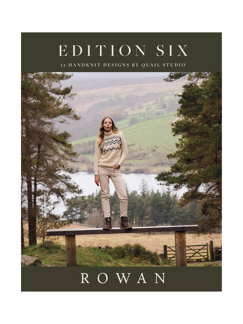 Rowan Quail Studio Edition 6 knitting pattern book, imported from the UK