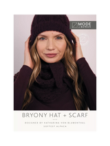 John Lewis MODE at Rowan Bryony Softest Alpaca Beanie and Scarf Set Knitting Pattern- Buy online at McGrocer
