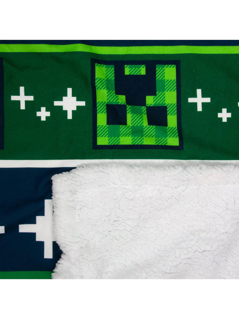 Minecraft Christmas fleece blanket 100x150cm - British product