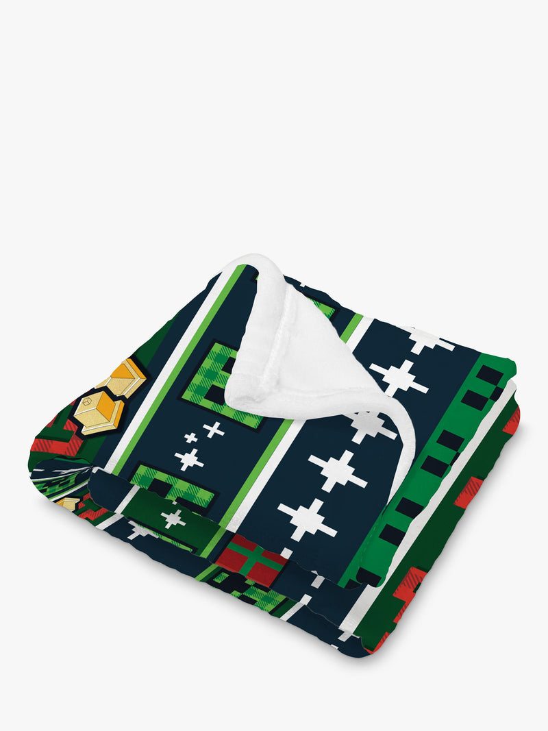 Minecraft Christmas fleece blanket 100x150cm - British product